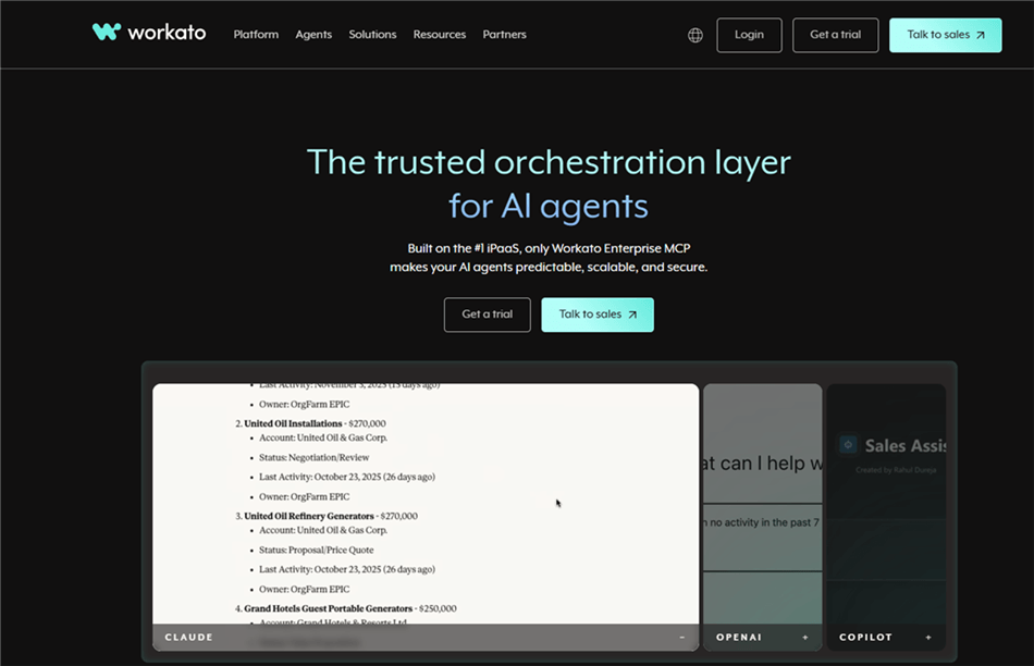 Best Zapier Alternative - Workato